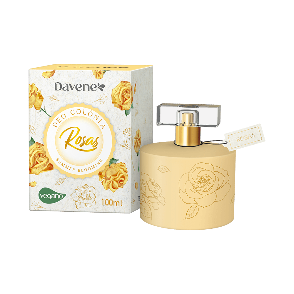 Colônia Rosas Summer Blooming 100ml Davene