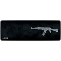 Mousepad Gamer Rise Mode Speed AK47 900x300 Cinza