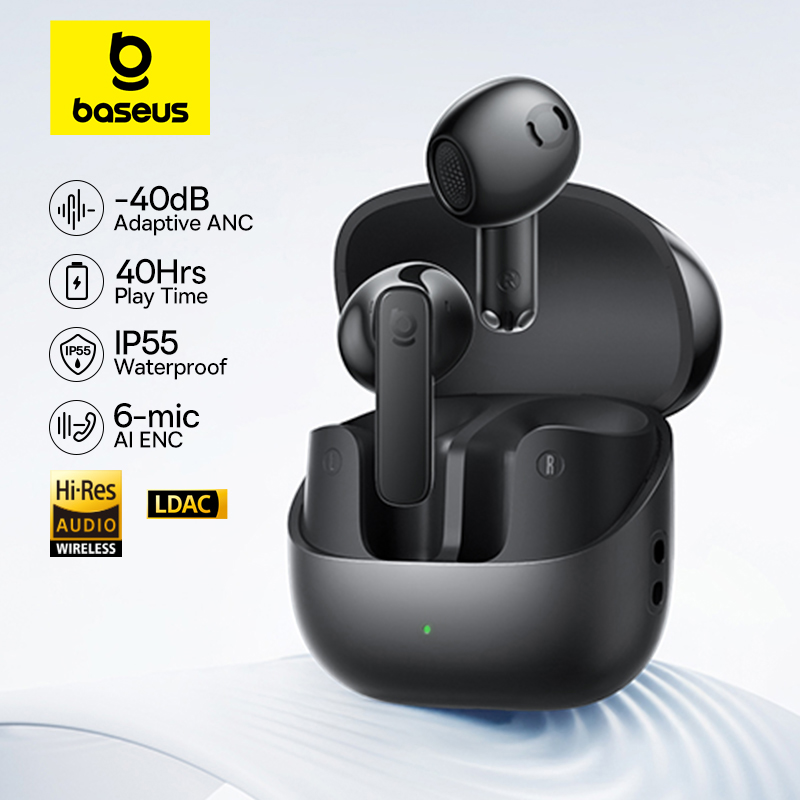 Fone de ouvido Baseus Bass BS1 NC -40dB Bluetooth 6.0 