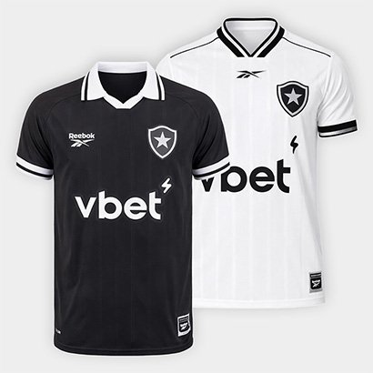 Kit Camisa Botafogo II e III 25/26 Reebok