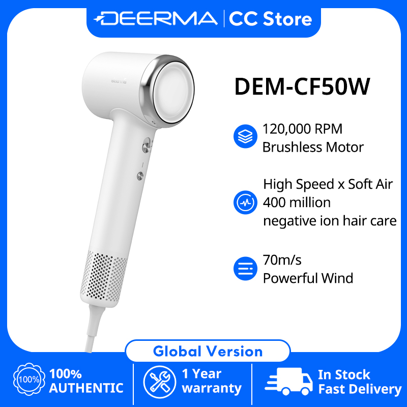 Secador Deerma DEM-CF50W com motor BLDC