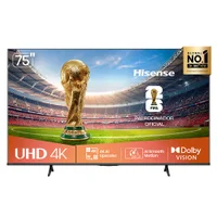 Smart TV 4K 75'' Hisense Dolby Vision Alexa Google