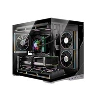 Gabinete Gamer Esgaming Zero, Vidro Temperado, Preto