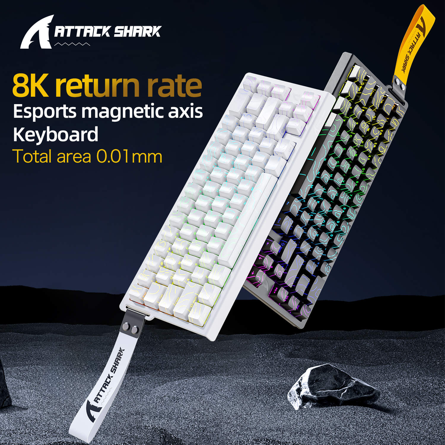 Teclado Magnético Attack Shark X68he