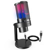 Microfone Gamer Fifine A8 Plus RGB USB Cardioide