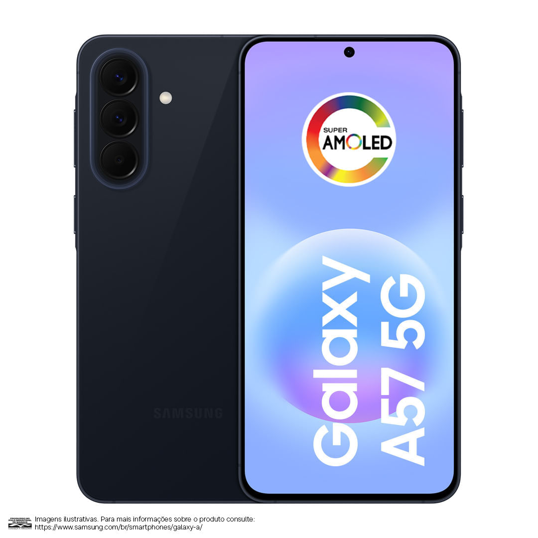 Smartphone Samsung Galaxy A57 5G 128GB 8GB RAM Azul Escuro