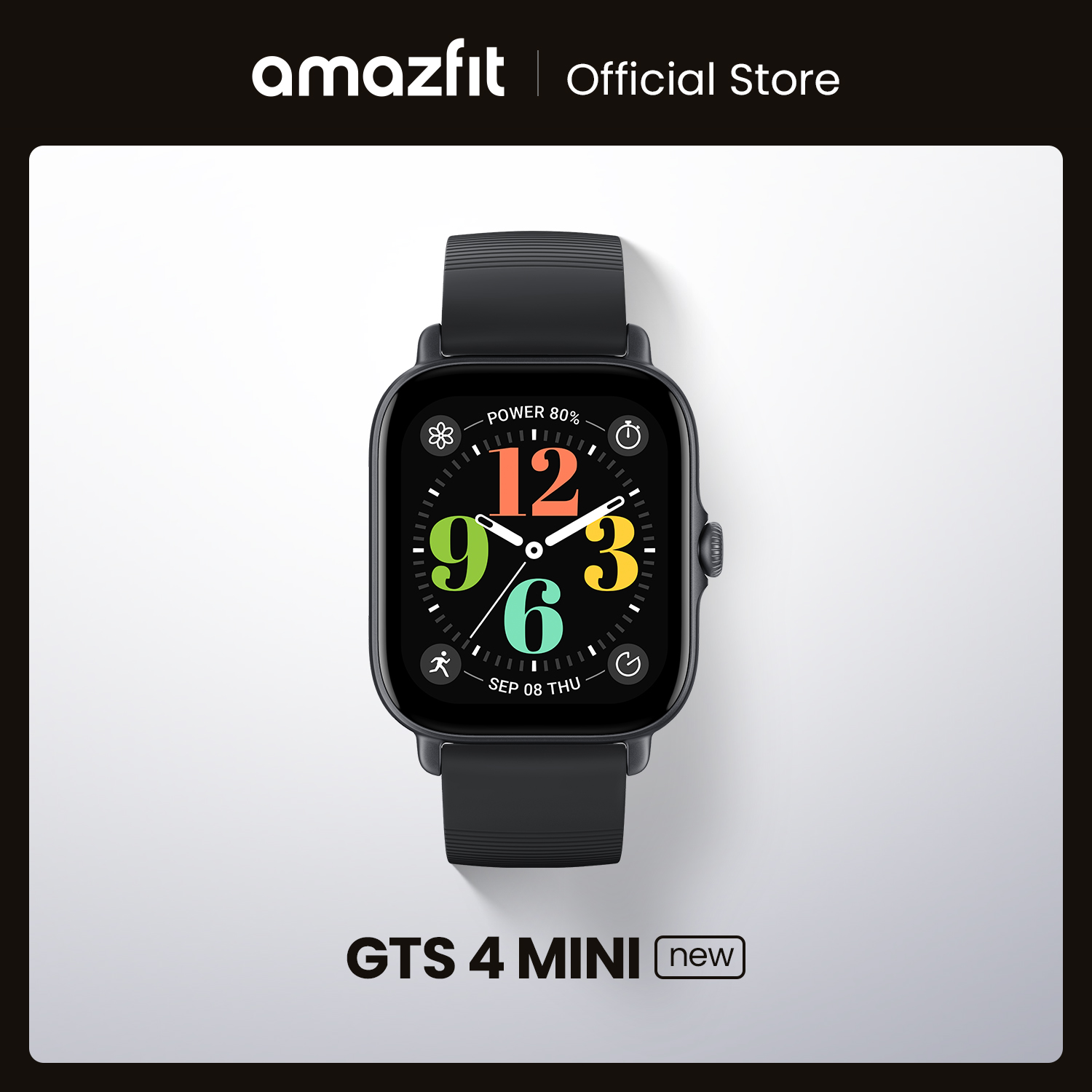 Amazfit-Mini Smartwatch GTS 4 mini new com Alexa
