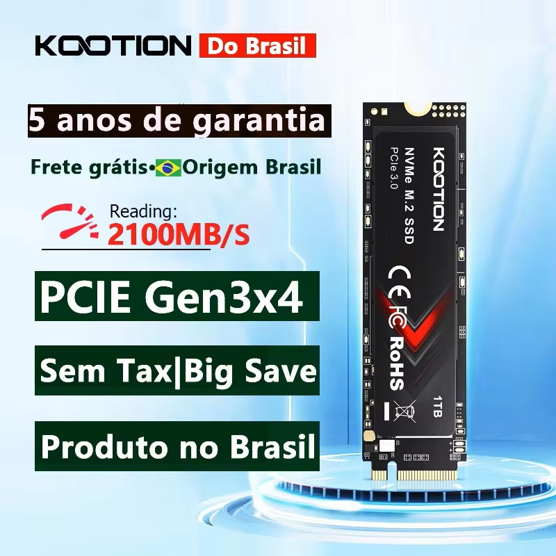 SSD NVMe M.2 1TB KOOTION X15Lite PCIe