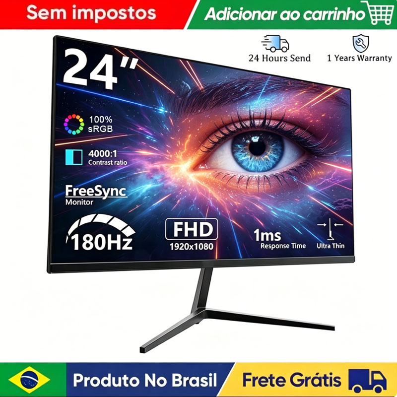 Monitor 180Hz 24' IPS LED FHD HDMI/DP