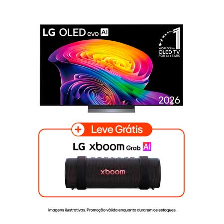 Smart TV LG OLED evo AI 4K C6 55 polegadas 2026 OLED55C6PSA