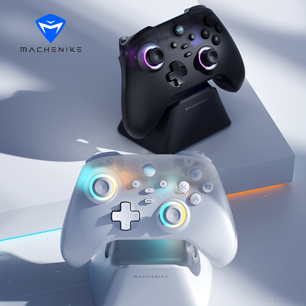 Controle + Dock de Carregamento Machenike G3 V2 TriMode PC. Switch Android iPhone