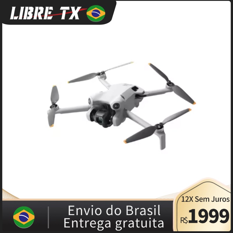 Drone DJi mini 3, no Brasil. 