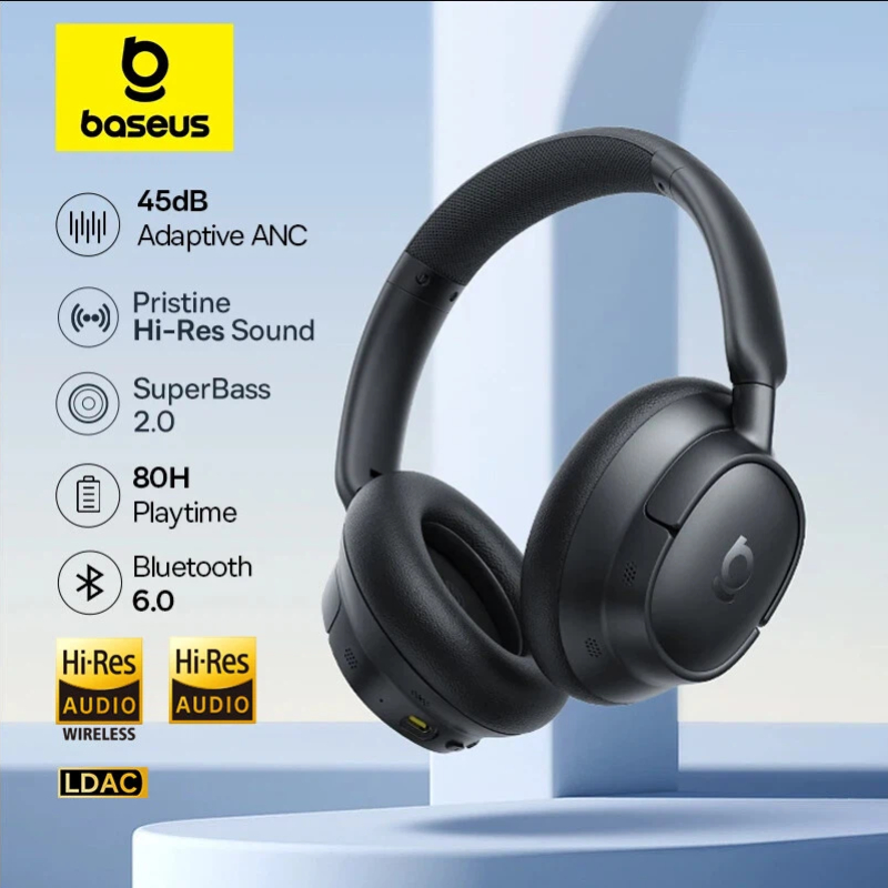 Baseus EH10 ANC Fones ouvido sem fio 45dB