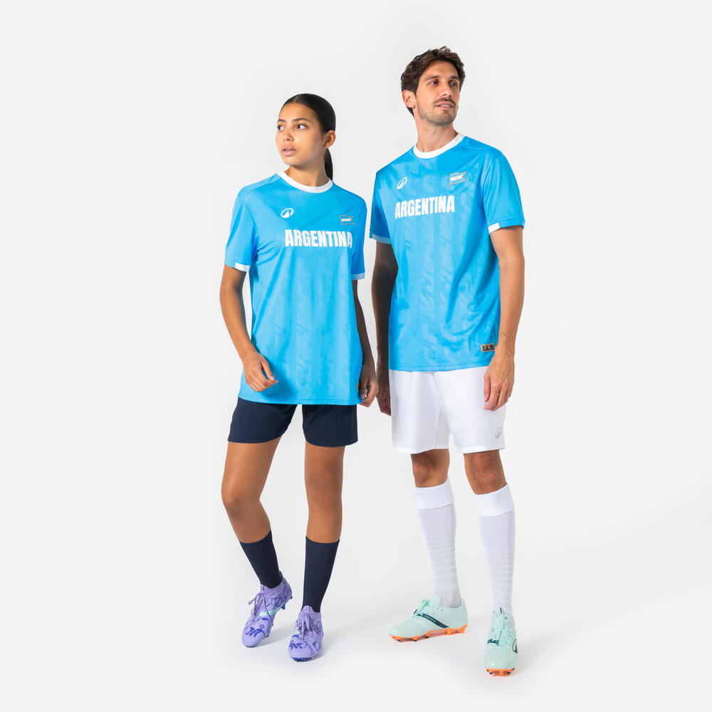 Camisa Futebol Torcedor Argentina Kipsta Azul