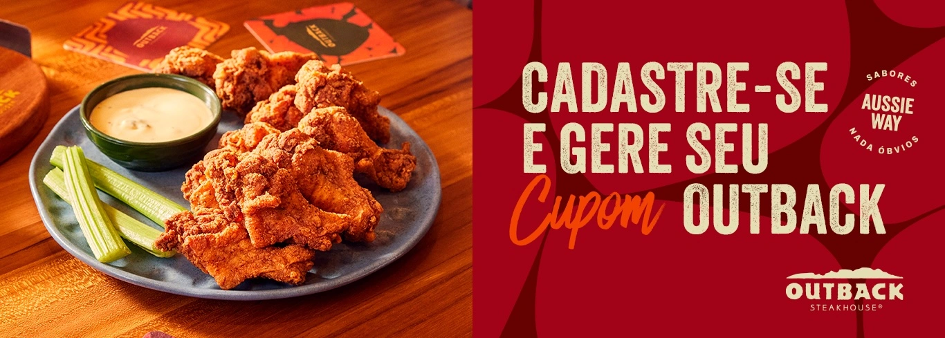 GERE SEU CUPOM PARA APROVEITAR UMA KOOKABURRA WINGS.