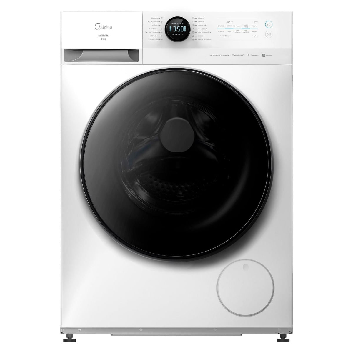 Máquina de Lavar Midea MF201W 11kg Slim HealthGuard Conectada Wi-Fi  110