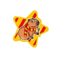 Mousepad Decor Reliza Capivara Mágica Colorido