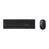 Kit Office Sem Fio Teclado Mouse 1600 DPI Preto
