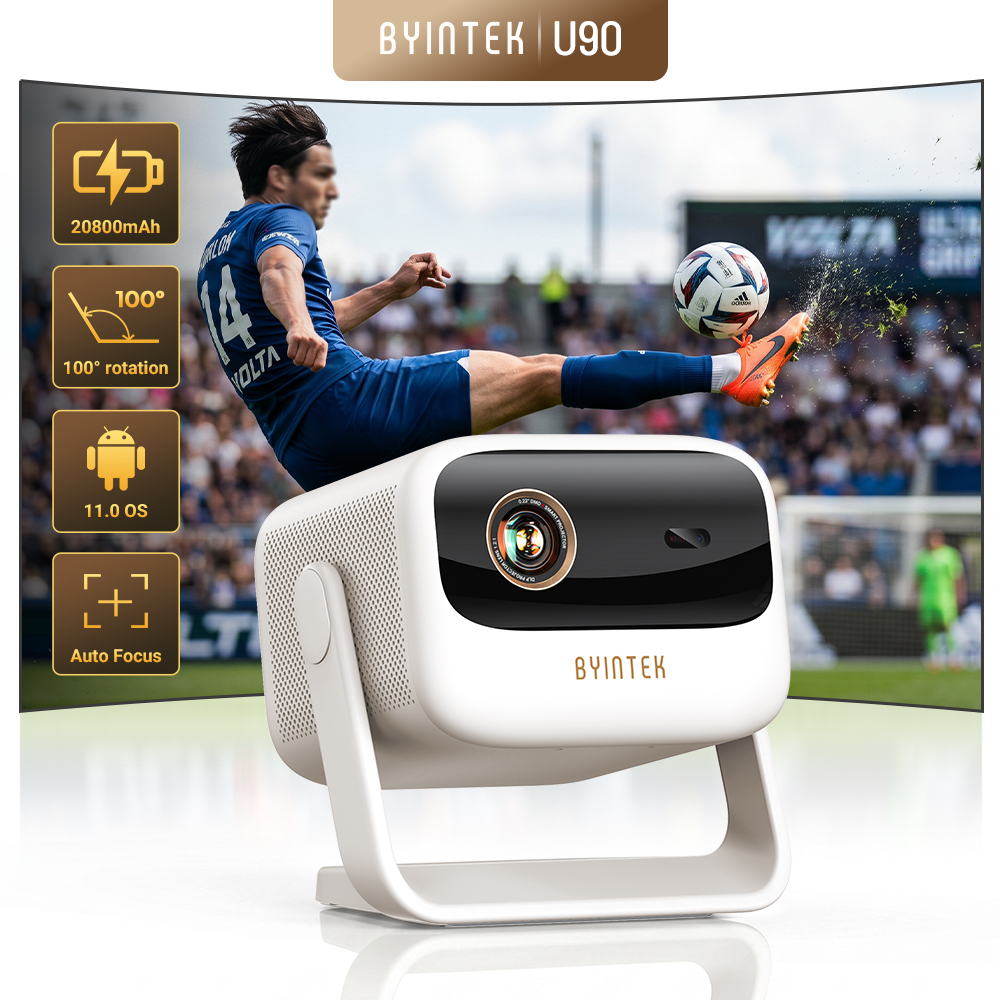 Projetor 4K Full HD Android WiFi Portátil