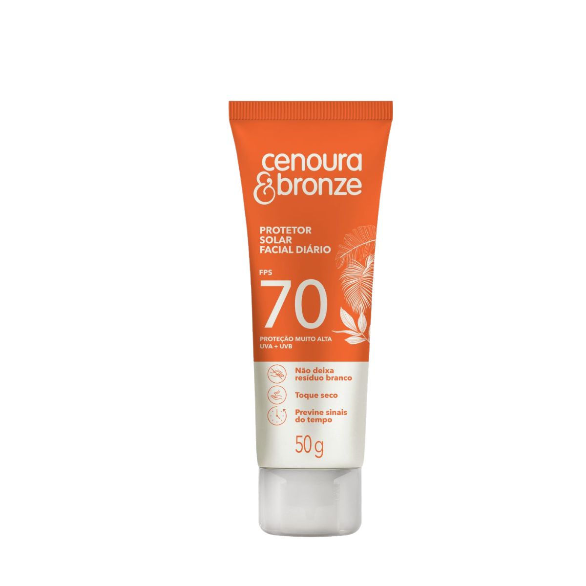Protetor Solar Facial Cenoura Bronze Fps70