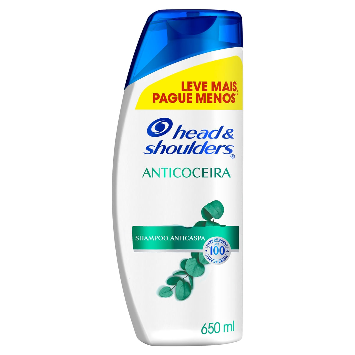[3unid | R$ 14,78/cada] Shampoo Anticaspa Head & Shoulders Eucalipto 650ml