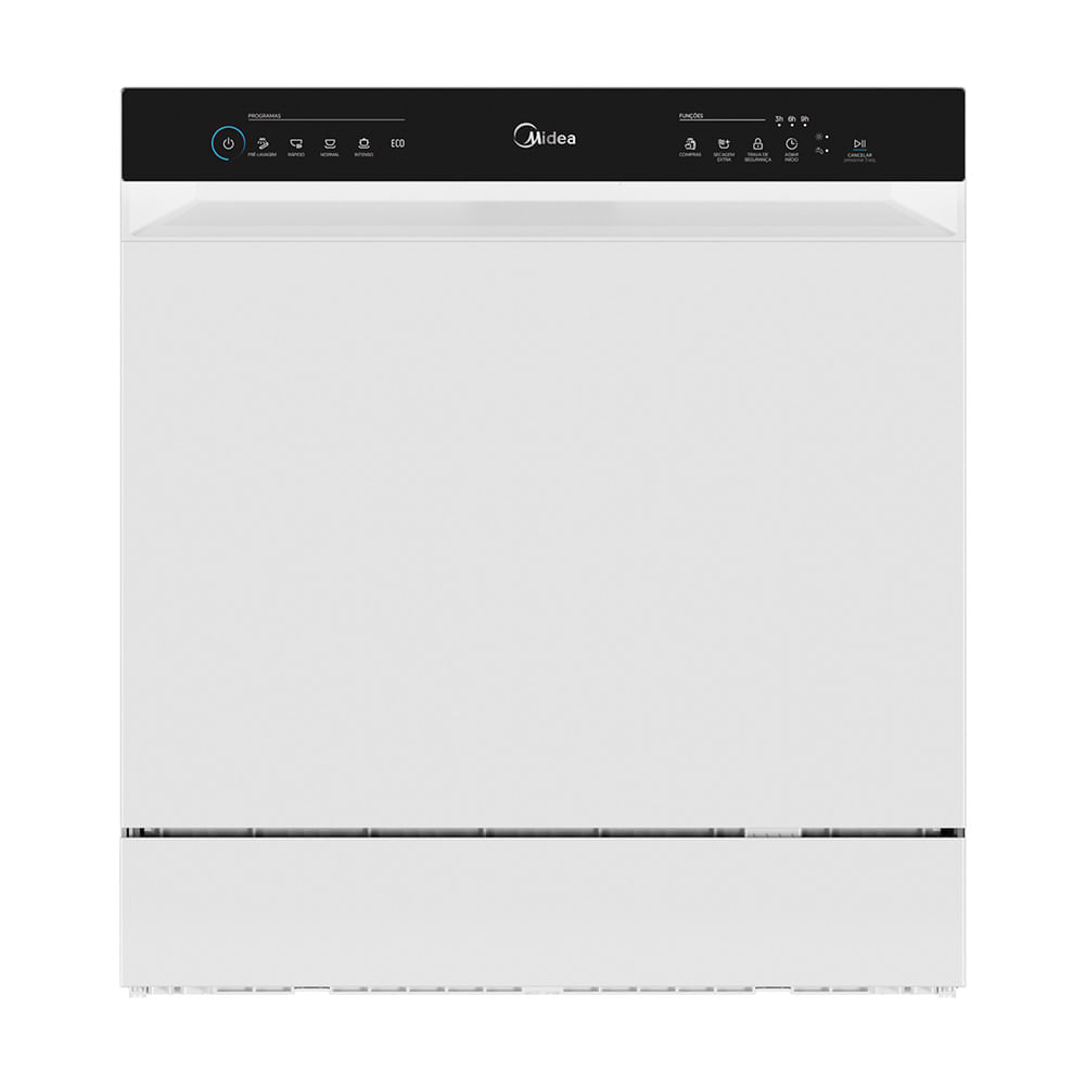 Lava Louças 8 Serviços Branca Touch Plus Midea 110V ou 220V