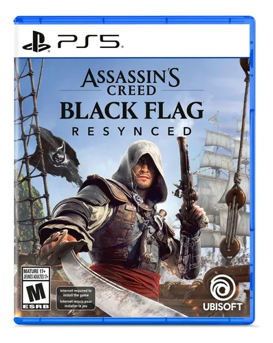 Assassin's Creed Black Flag Resynced PS5 Mídia Física