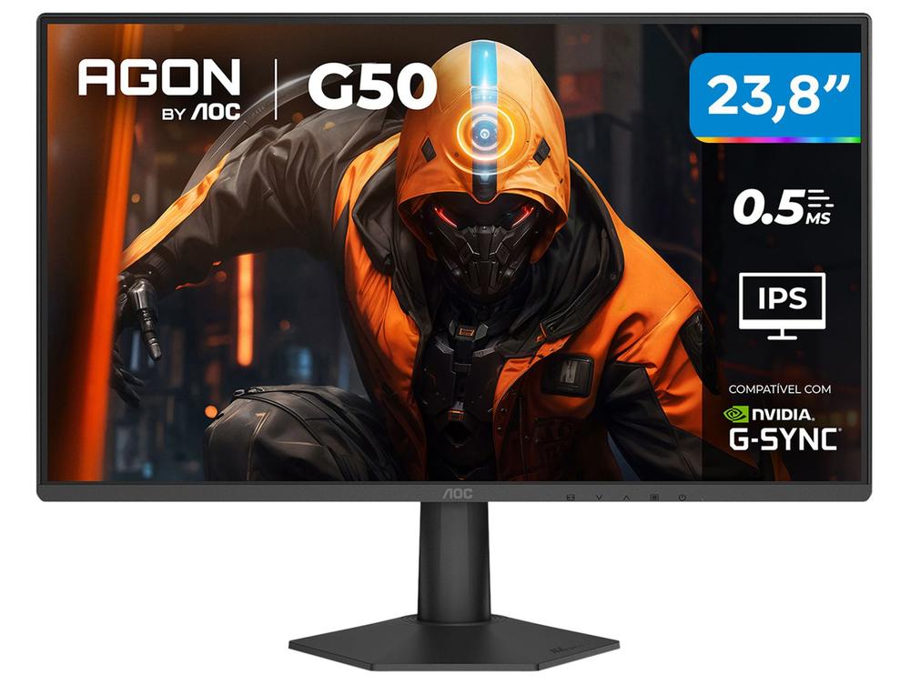Monitor Gamer AOC 23,8 Full HD 144Hz IPS 0,5ms HDMI