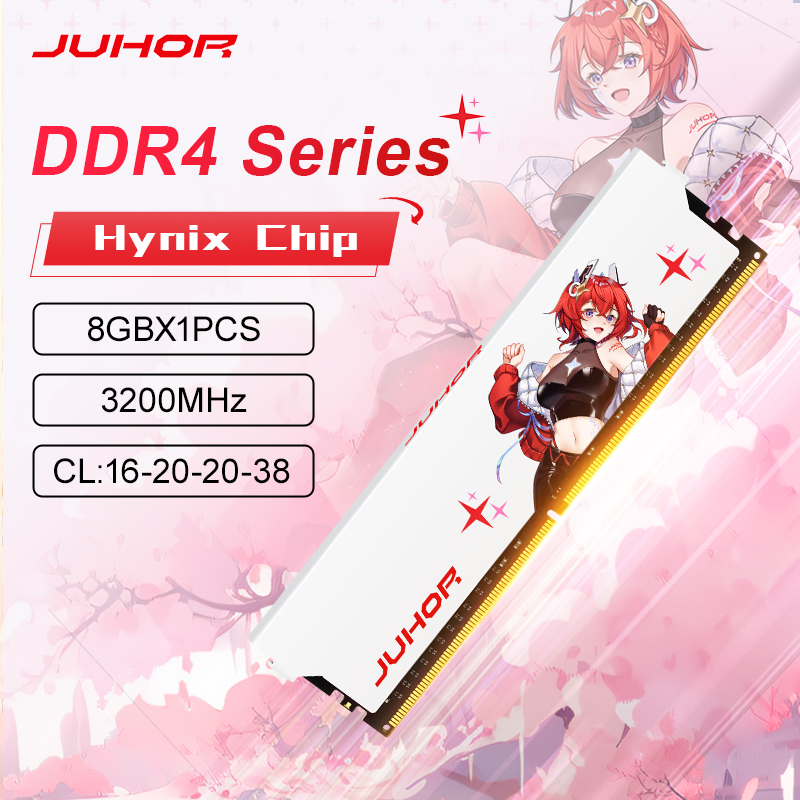 [Taxa inclusa] Memória Desktop JUHOR DDR4 8GB 3200MHz CL16