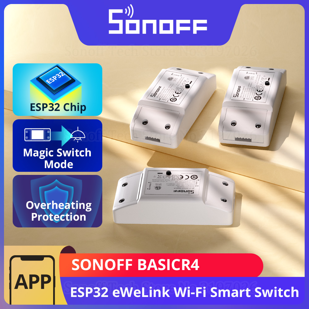 SONOFF BASICR4 WiFi Smart Switch compra em grupo pelo Ali
