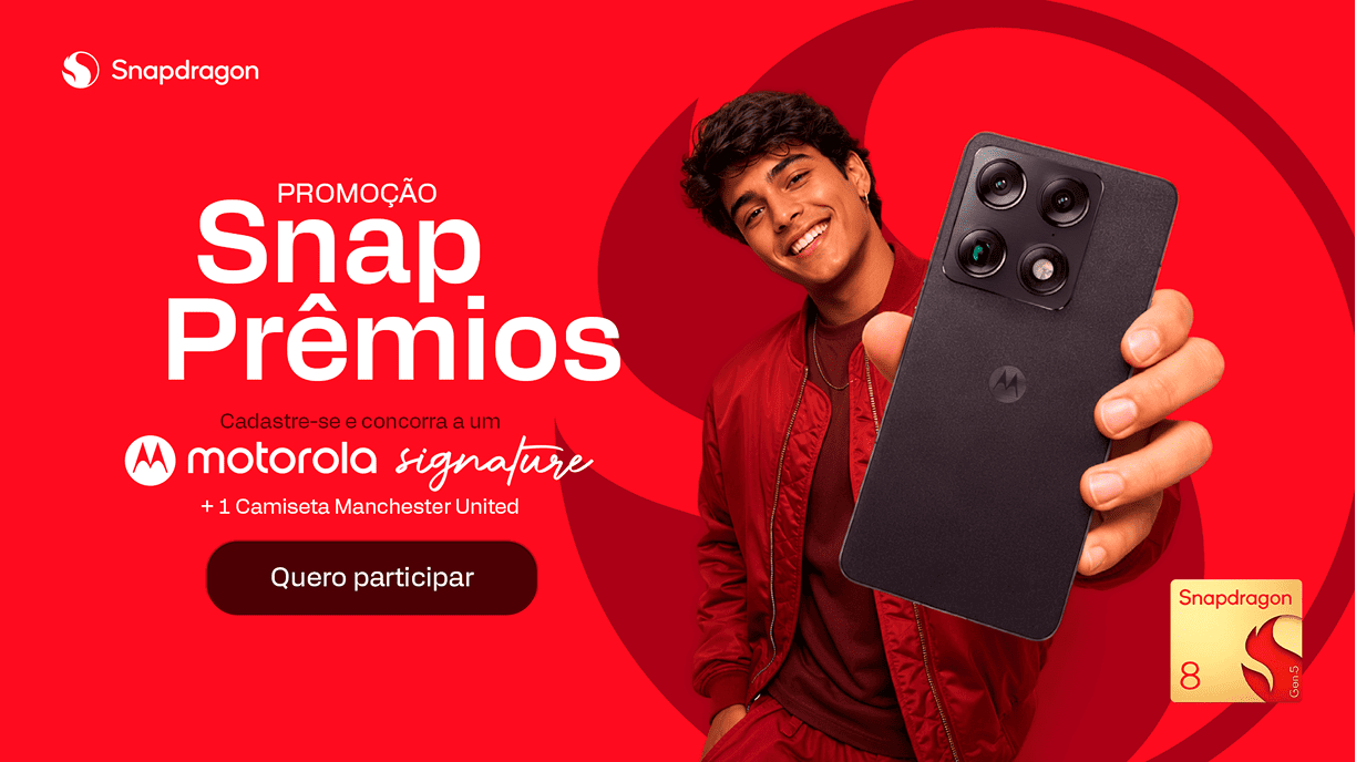 Promoção Snap Prêmios | Cadastre e Concorra a um Motorola Signature + Camisa Manchester 