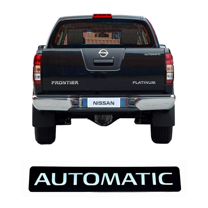 Adesivo Automatic Compativel Com Frontier Emblema Traseiro