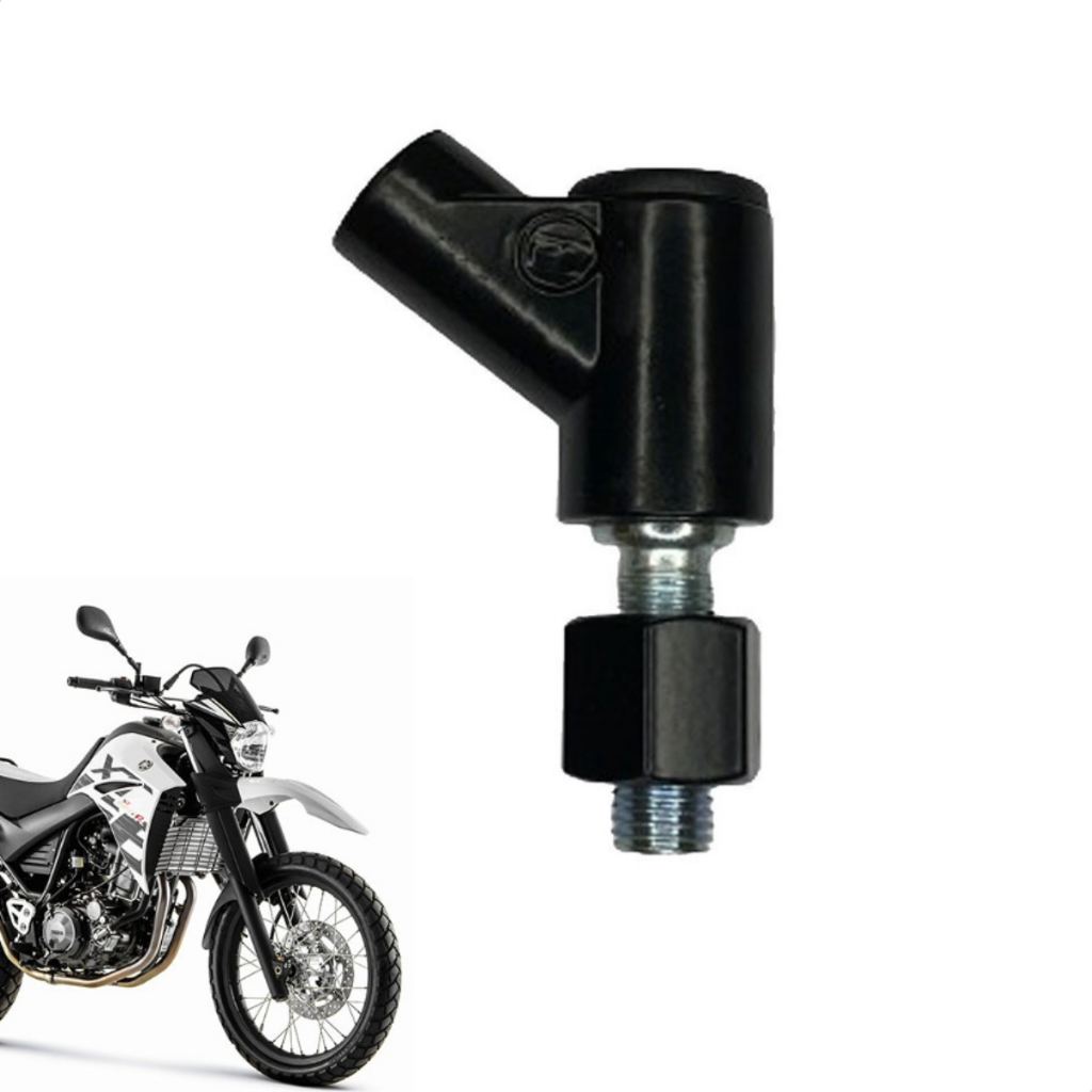 Adaptador Y Para Retrovisor Xt660 Rosca Para Honda 1 Unidade