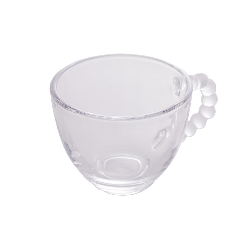 4 Xícaras para Café Wolff Pearl de Cristal 80ml