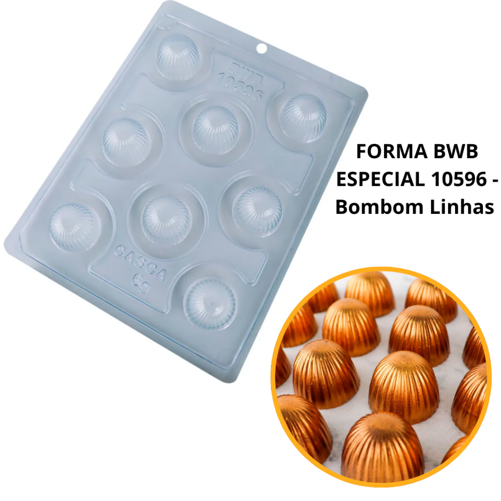 1~4 FORMAS ESPECIAL TRAD. (3 PARTES) - BOMBOM LINHAS CÓD.:10596 (BWB ESPECIAL) (CHOCO)