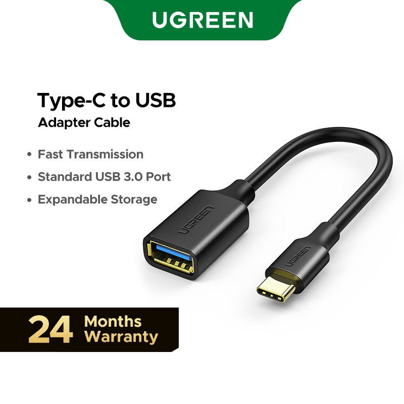 Adaptador De Cabo UGREEN USB C Para OTG Tipo Macho 3.0 2.0 Fêmea MacBook Pro Samsung