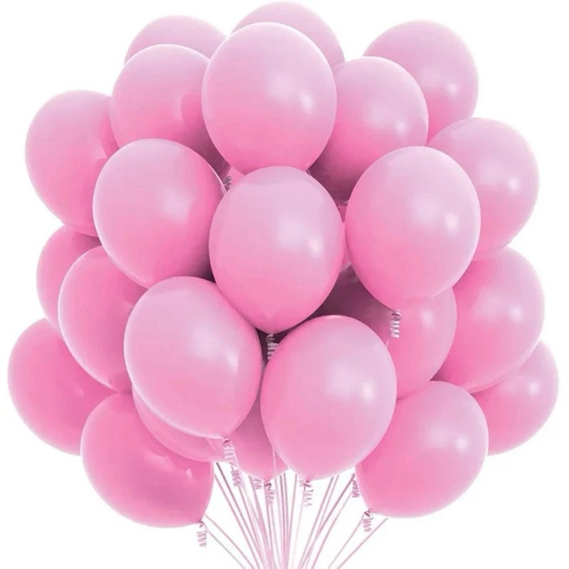 50~250 Balão Número 9 Bexiga Grande Para Festa Aniversário ROSA