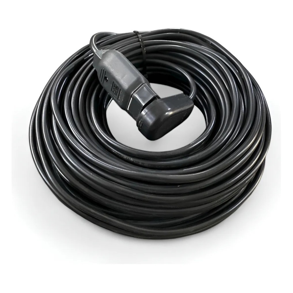 EXTENSÃO ELETRICA 30m 10A CABO PP 2X1,0 REFORÇADA  127/220V ANTI CHAMAS  