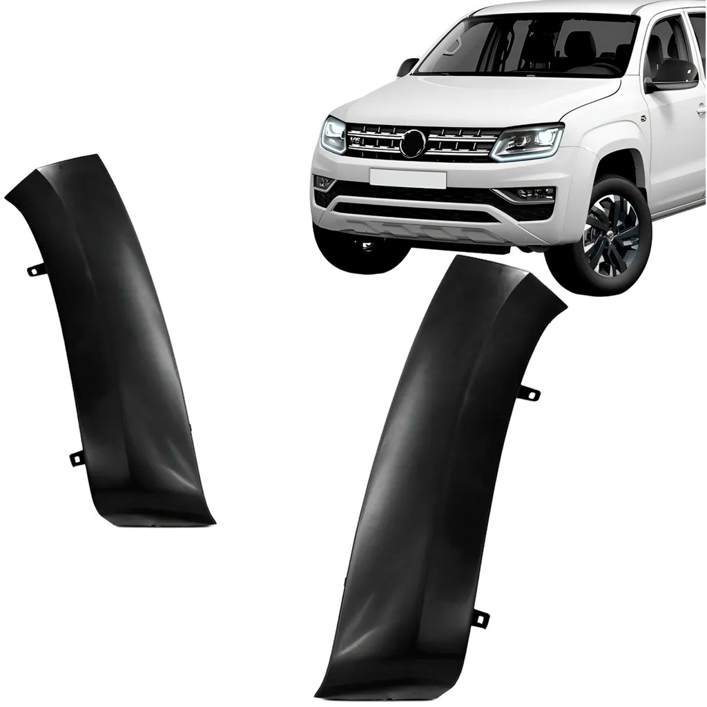 Alargador Paralama Dianteiro Amarok 2017 2018 2019 2020 2021 2022 Liso