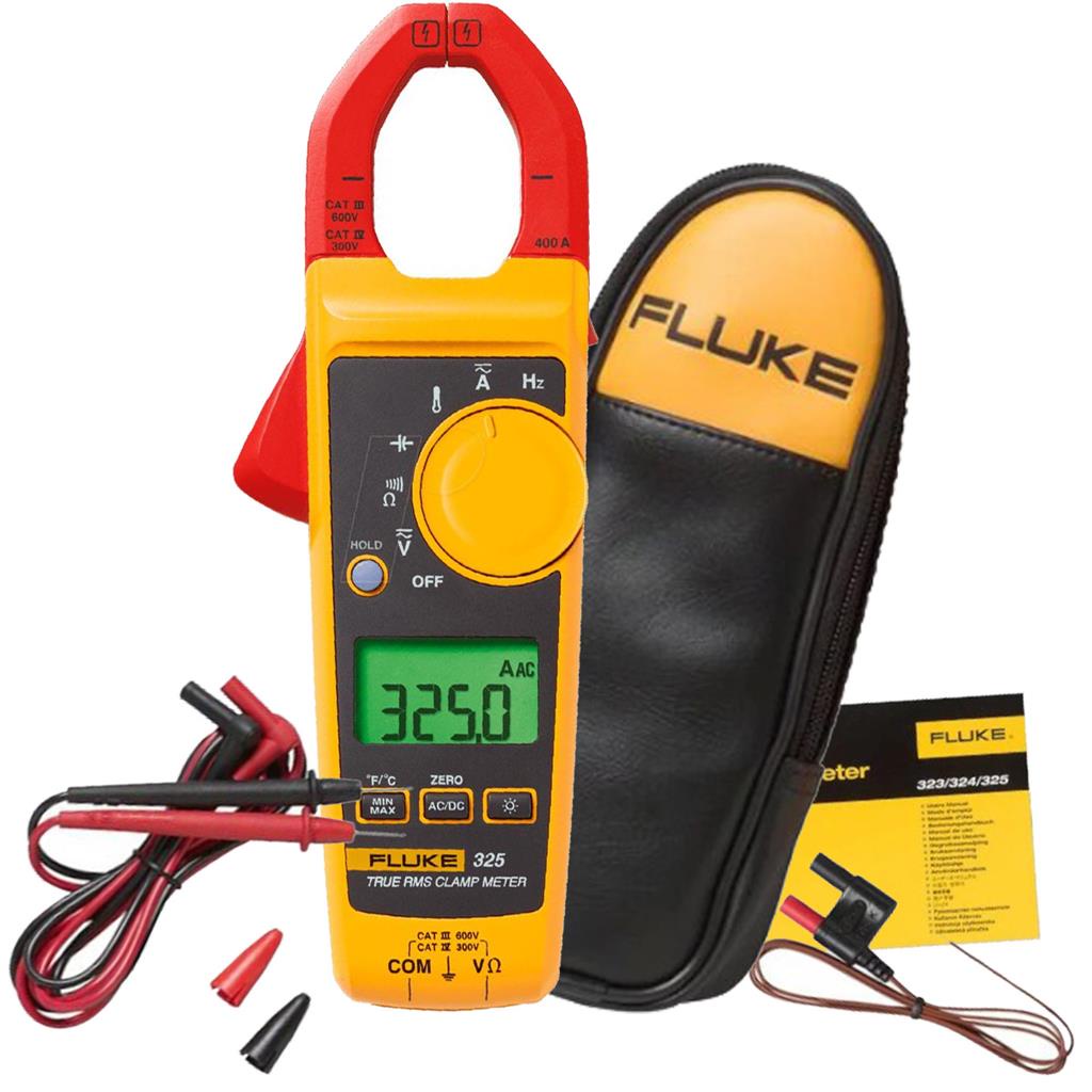 Alicate Amperímetro 325 Fluke True-RMS 400A - 600V