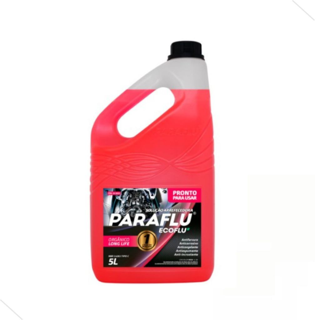 Aditivo Radiador Pronto Para Uso 5 Litros Rosa Long Life Paraflu Bio Organico 3022