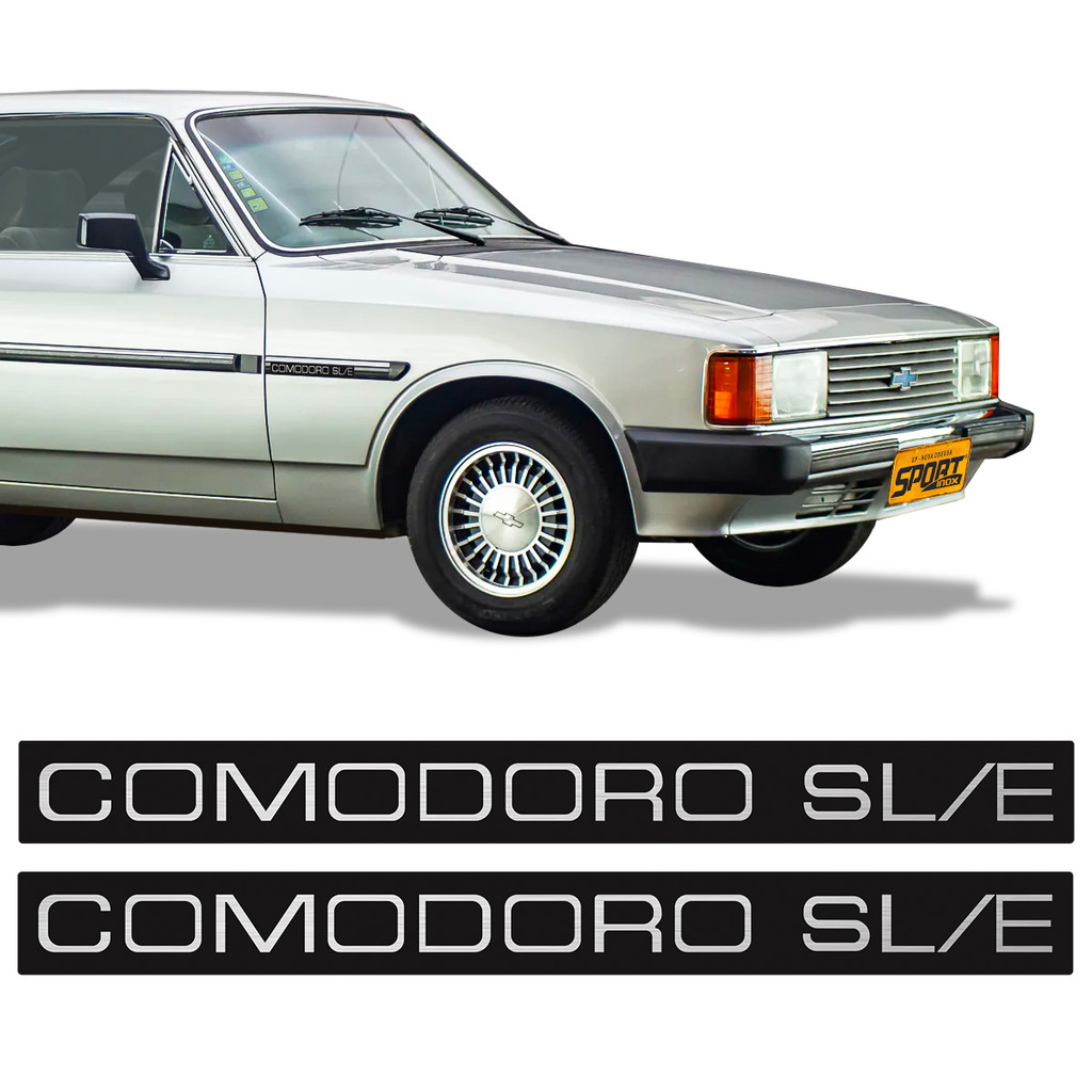 Adesivos Comorodo SL/E Opala Caravan 88 / 89 Emblema Lateral