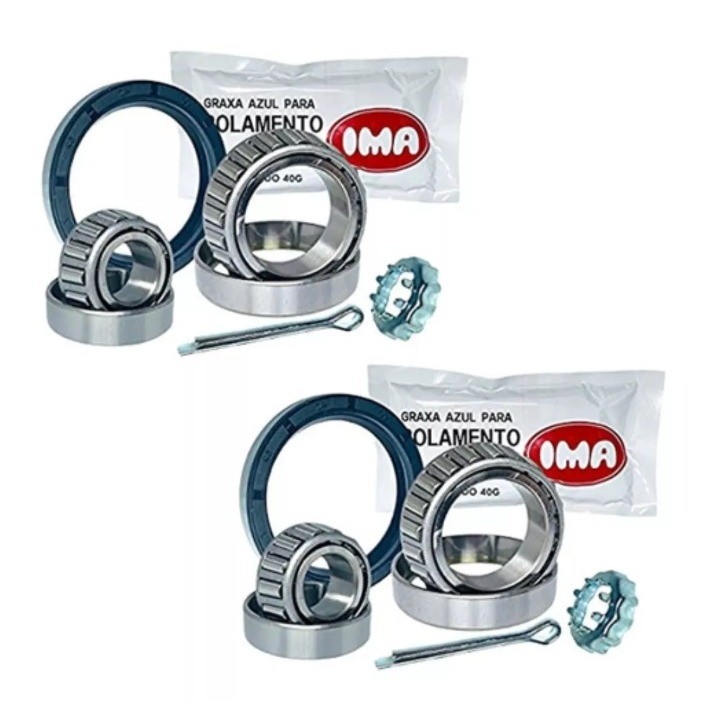 2 Kit Rolamento traseiro Gol Fox Saveiro Voyage Saveiro Versailles 1980 A 2013