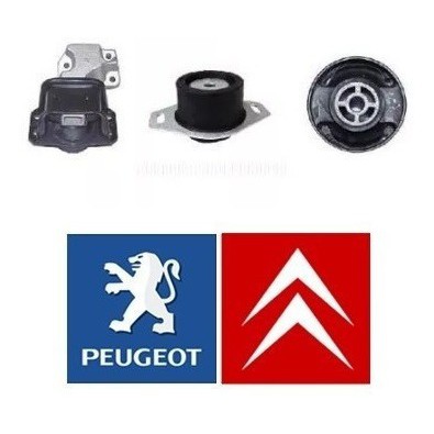 03 Coxins Motor 2.0 Câmbio Peugeot 308 408 Citroen C4 Novo
