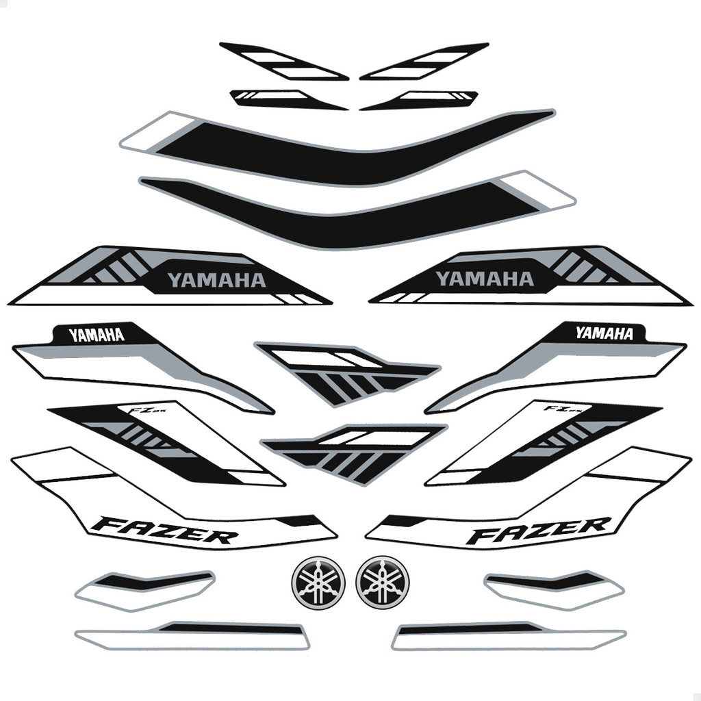 Adesivos Para Moto Yamaha Fazer 250 FZ25 2024 Modelo 2025