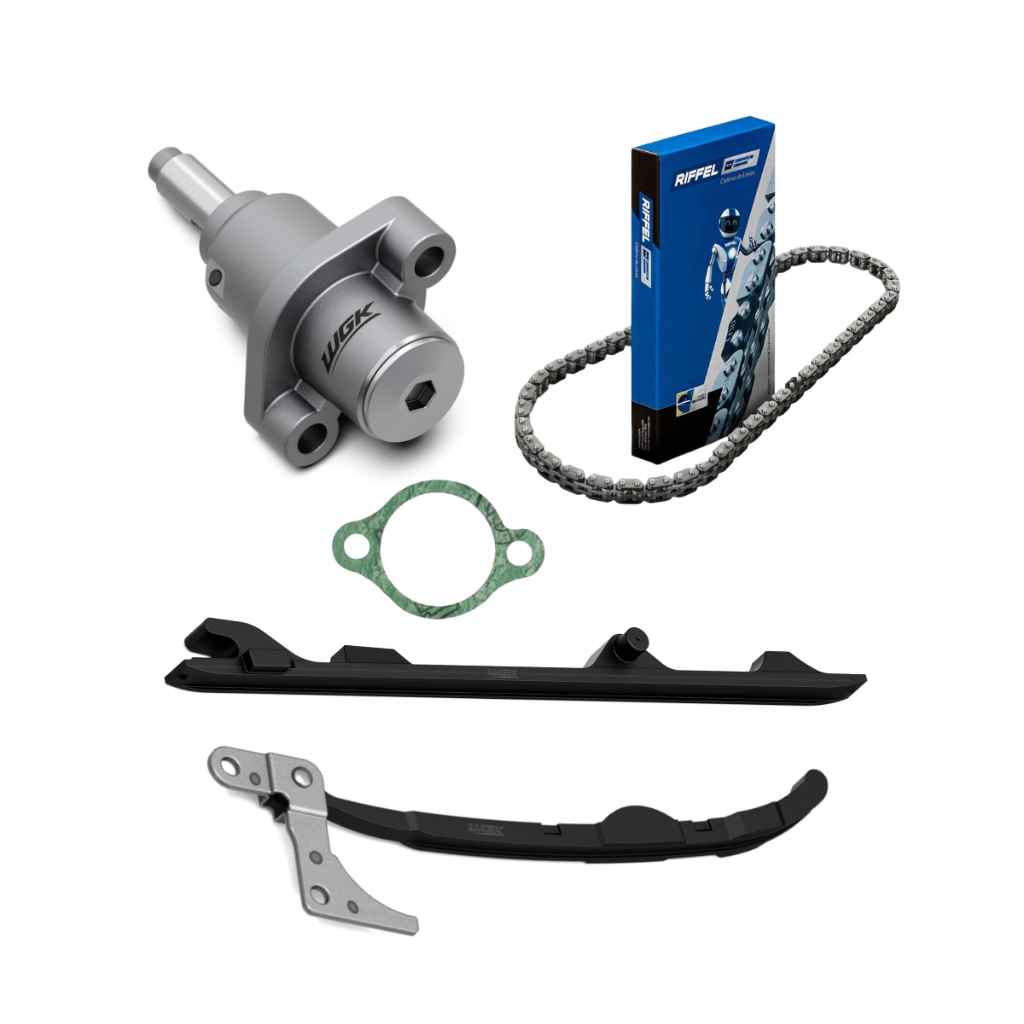 Acionador Tensionador Fazer 250 Lander 250 Corrente Comando Guia Tensor Junta