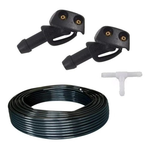 2 Brucutu Esguicho Ejetor + Mangueira Vw Gol Quadrado Bola