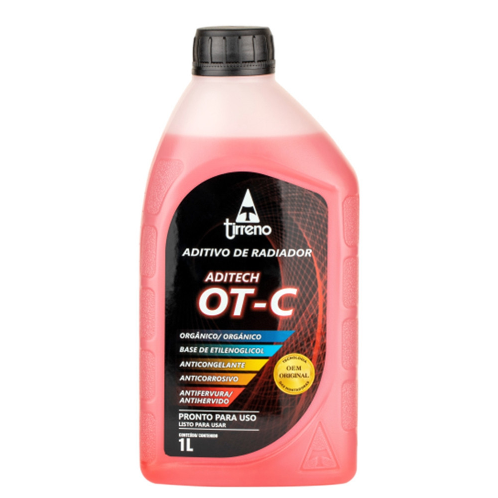 Aditivo De Radiador Tirreno Aditech Ot-c Pronto Uso Orgânco