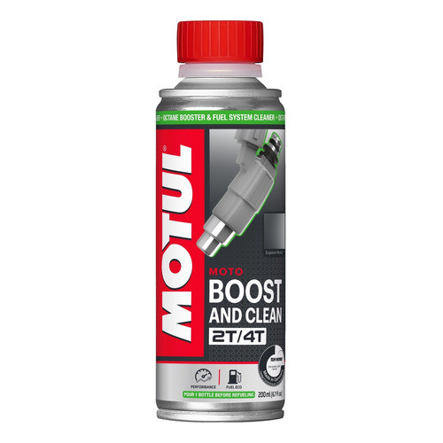 Aditivo Boost And Clean Motul 200ml Melhor Octanagem Limpeza
