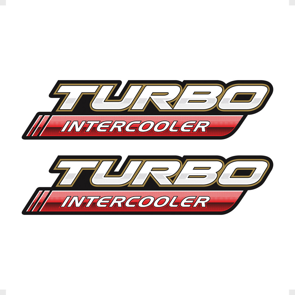Adesivos Turbo Intercooler Toyota Hilux 2009/2012 - Generico